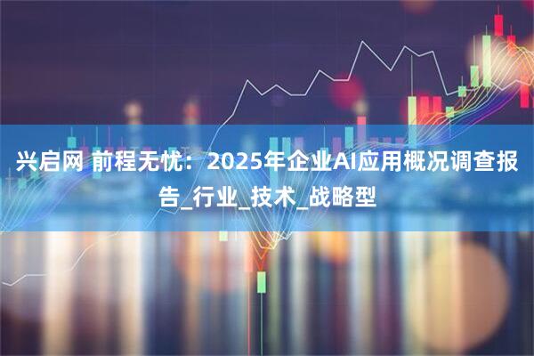 兴启网 前程无忧：2025年企业AI应用概况调查报告_行业_技术_战略型